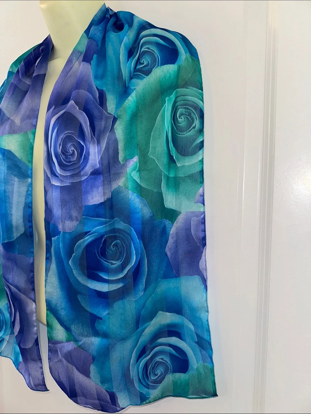 N/A no polyester blue